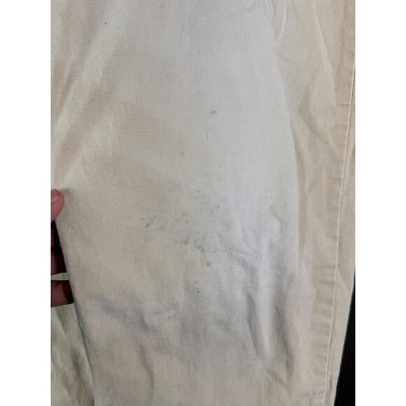 Carhartt Relaxed Fit Work Pants Denim Hickory Yellow Khaki Mens‎ 44x30 102517 - Picture 4 of 10